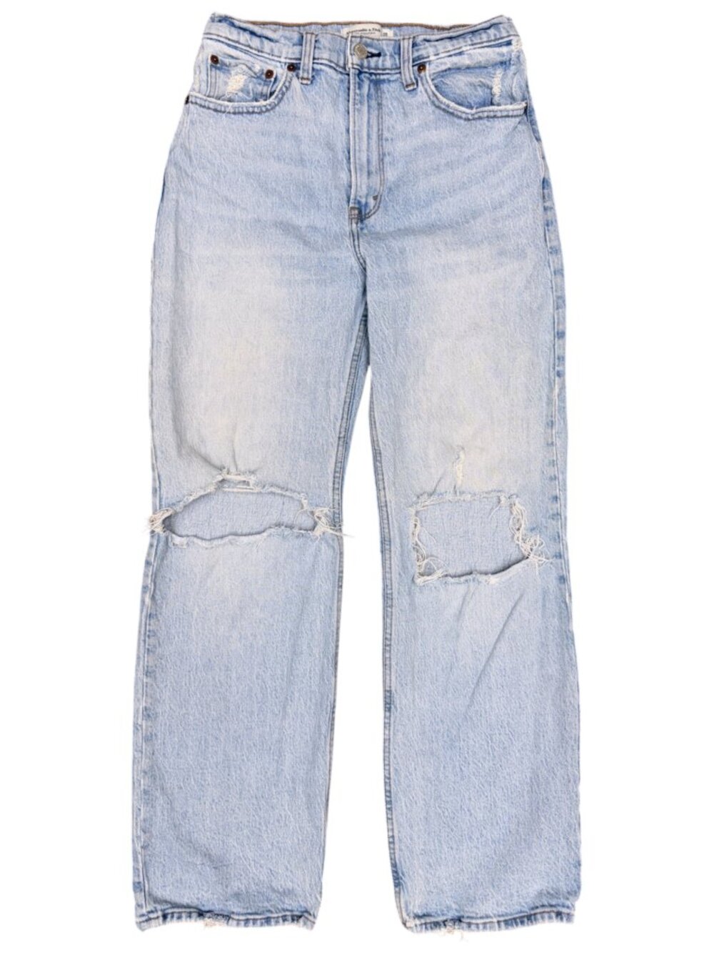 ABERCROMBIE & FITCH Women's EUC The 90's Relaxed Jean High Rise | Size 28/6S - Picture 6 of 11